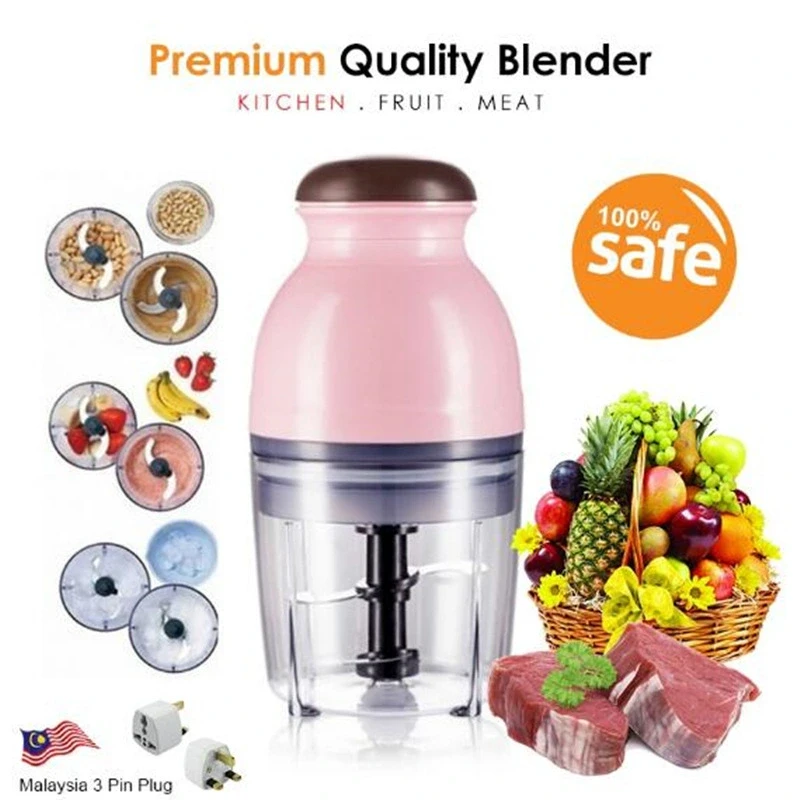 Professional Kitchen Small Food Processor Electric Mini Garlic Crusher Press Blender Grinder Mixer For Vegetable Meat 9 Professional Kitchen Small Food Processor Electric Mini Garlic Crusher Press Blender Grinder Mixer For Vegetable Meat 9