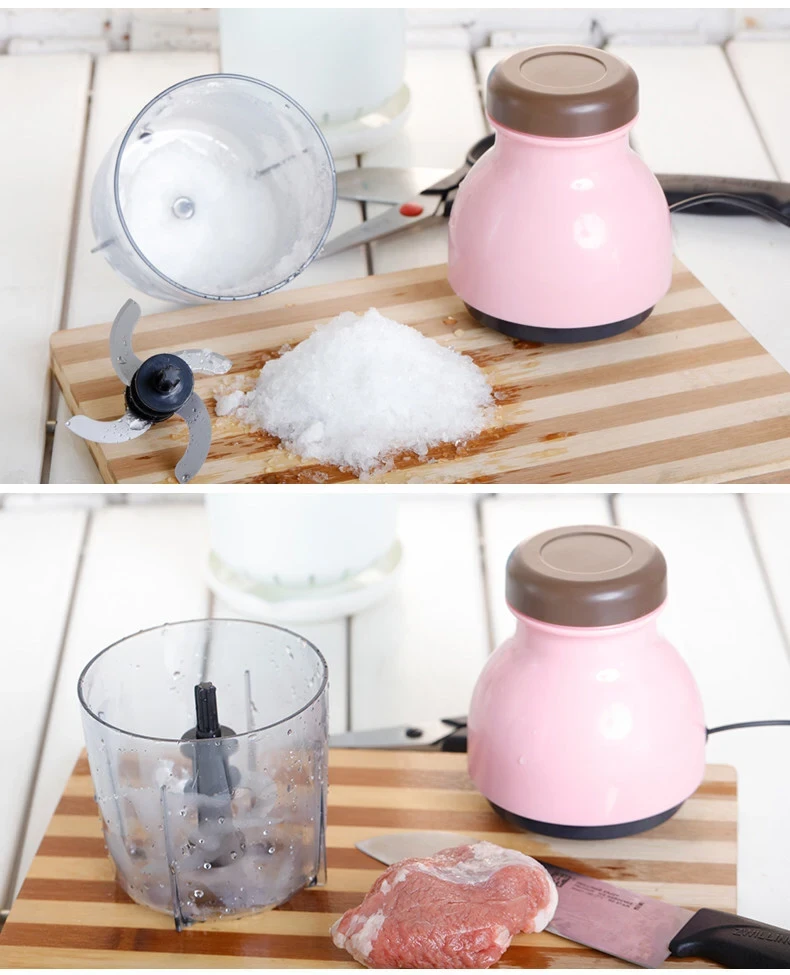 Professional Kitchen Small Food Processor Electric Mini Garlic Crusher Press Blender Grinder Mixer For Vegetable Meat 12 Professional Kitchen Small Food Processor Electric Mini Garlic Crusher Press Blender Grinder Mixer For Vegetable Meat 12