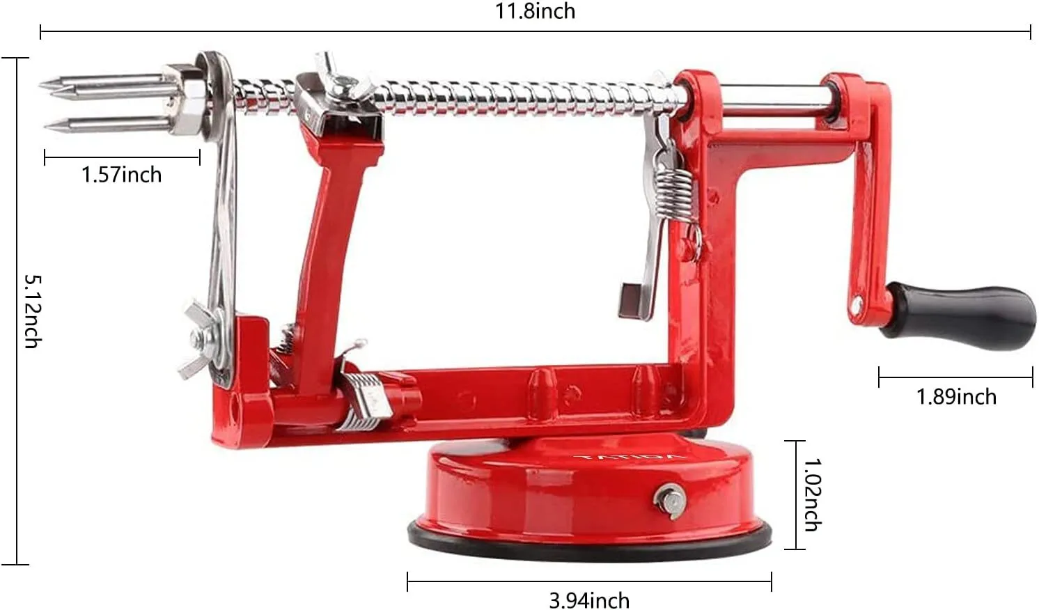 Aluminum Alloy Multi-function 3 In 1 Apple Peeler Manual Apple Peeler Cutter Apple Corer 14