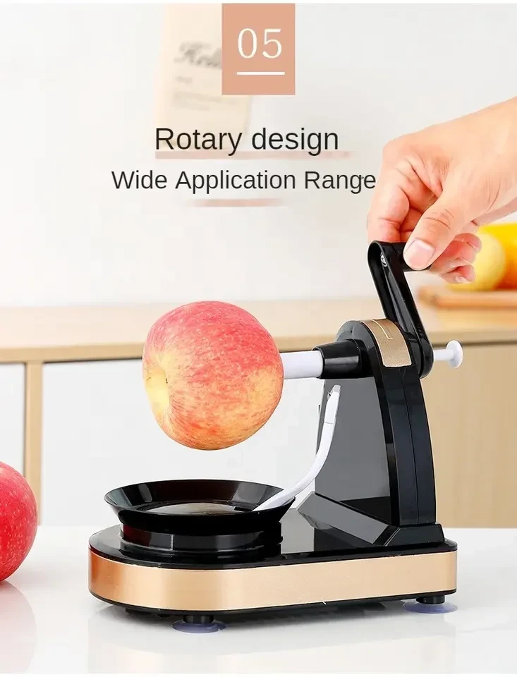 Hand Peeler Multifunctional Fruit Splitter Apple Peeler Pear Peeler With Grater And Spare Cutterheads Board Knife Fork 10