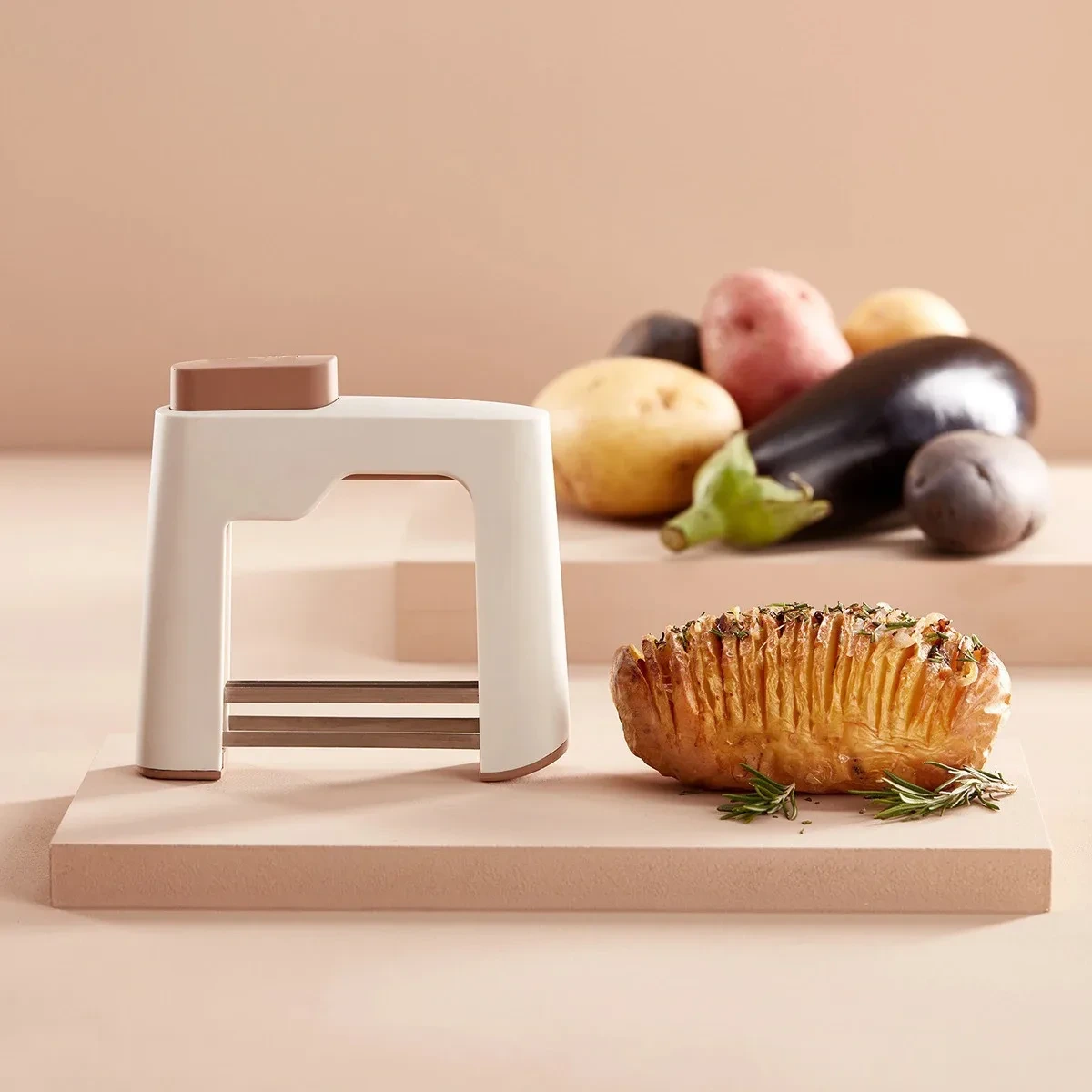 Plastic Manual Vegetable Cube French Fry Cutter Onion Potato Cutter Professional Homestyle Vegetable Chopper Slicer 8