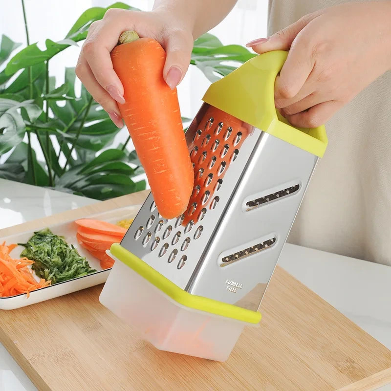 Multifunctional Tiny Mini 4 Sided Grater Parmesan Manual Cheese Mini Cheese Plastic Handle Grater 11