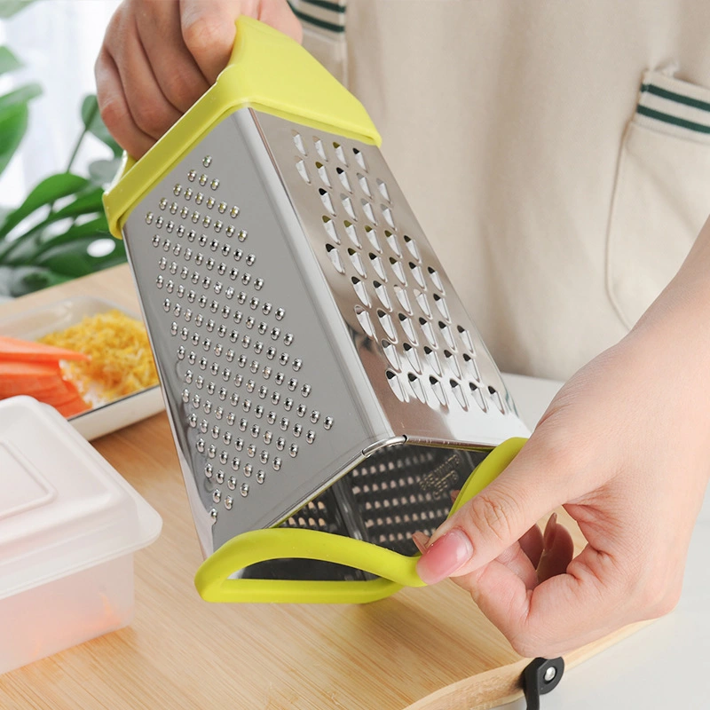 Multifunctional Tiny Mini 4 Sided Grater Parmesan Manual Cheese Mini Cheese Plastic Handle Grater 12