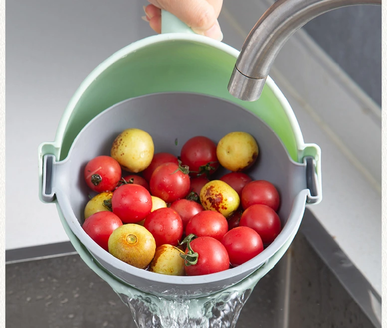 New Hot Seller 9 In 1 Multifunctional Kitchen Vegetable Chopper Slicer Plastic Drain Basket Grater Strainer Mandoline 8