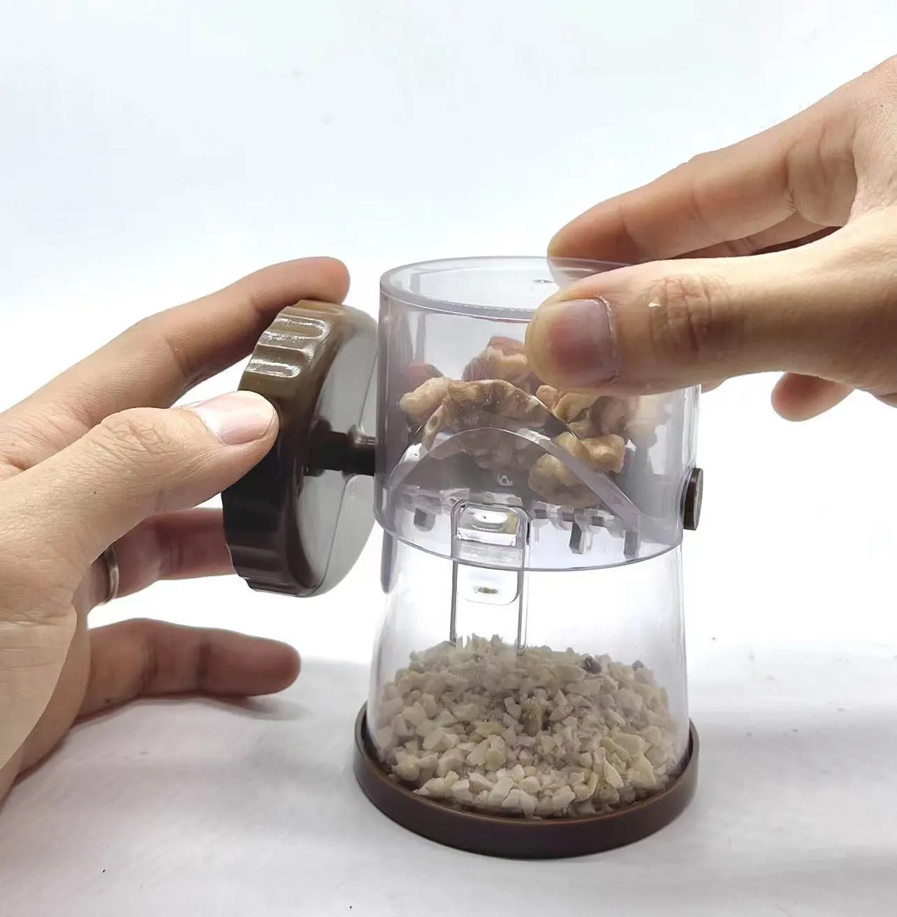 Cheap Automatic Spice Nuts Grains Mill Mini Grinder Stainless Steel Coffee Grinder With Detachable Big Cup 10