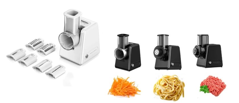 3-in-1 kitchen appliance (vegetable chopper, meat grinder, and noodle maker)