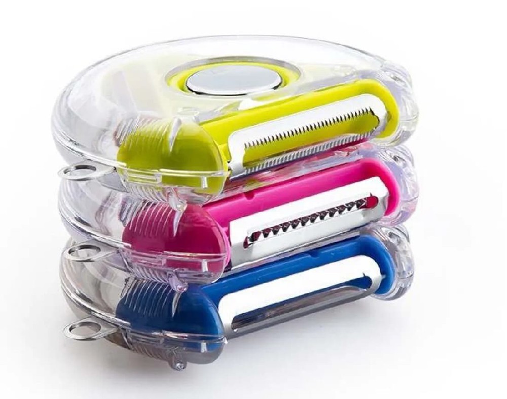 3 In 1 Multi-purpose Stainless Steel Potato Peeler Slicer Grater Shredder Vegetable Fruit Tool For Kitchen Gadget Accessories