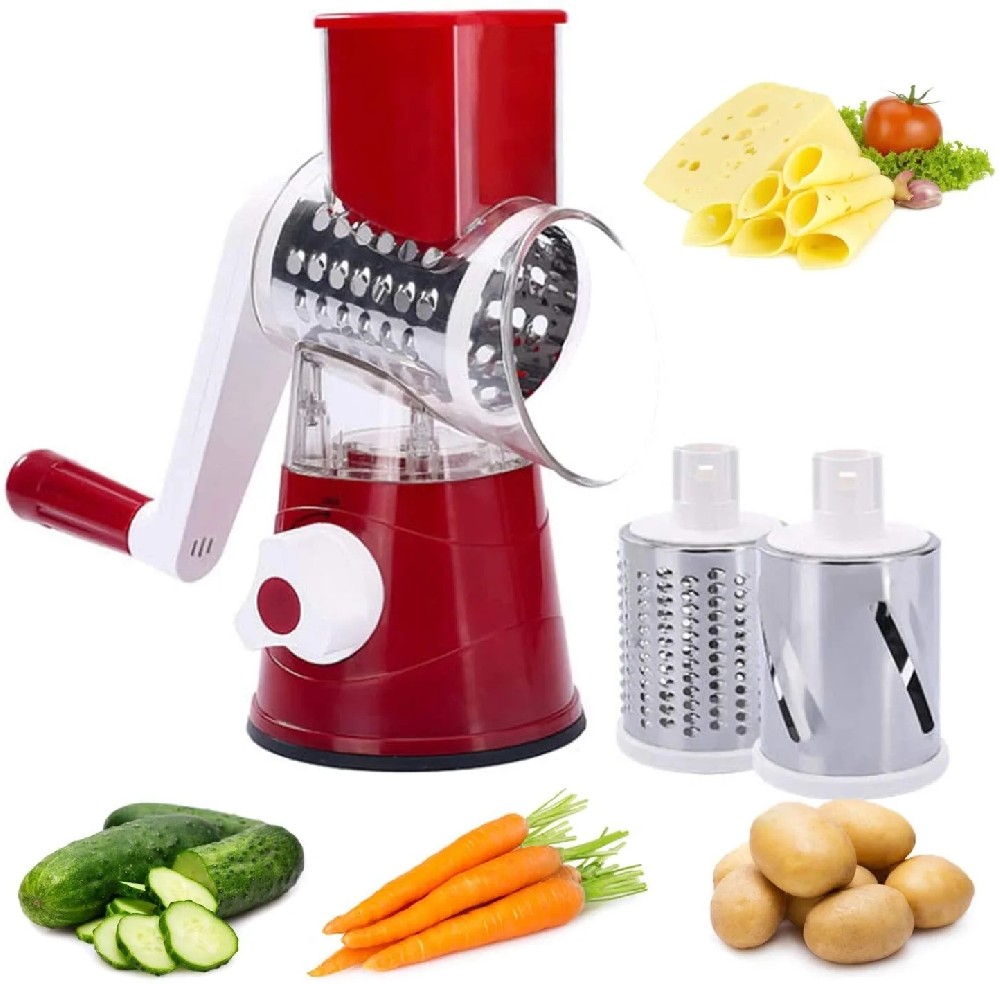 3 In 1 Rotary Drum Grater