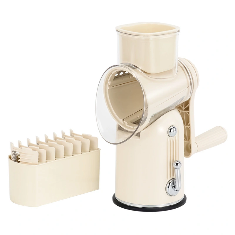 5 in 1 Rotary Drum Grater with Handle